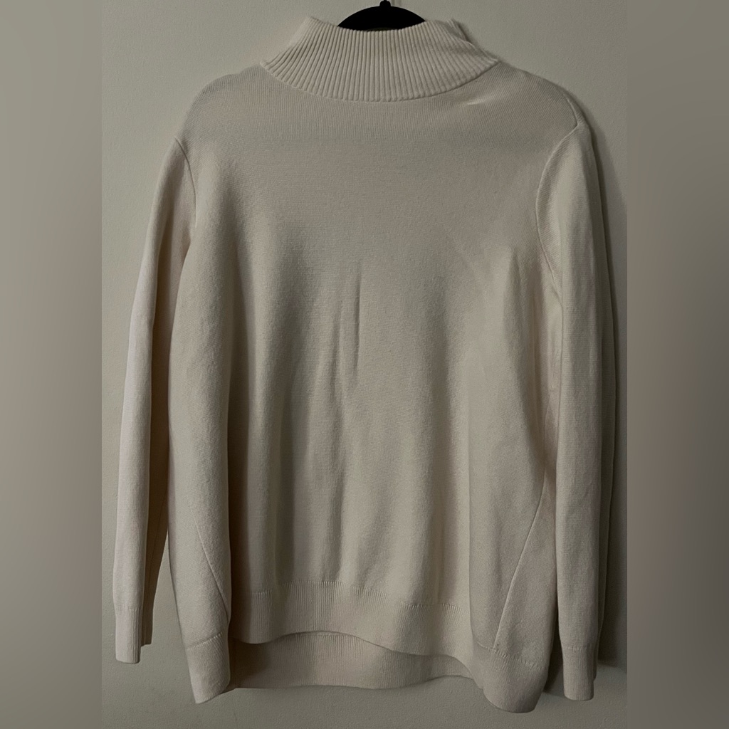 Cos Cashmere & Wool Cream Long Sleeve Sweater | Nwot | Size S |(Tc)